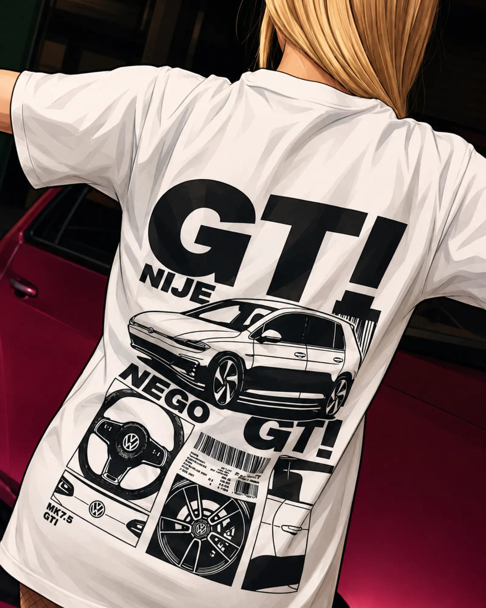 Nije Golf nego GTI! - Tisak straga